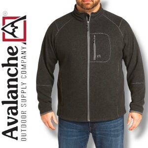 Avalanche Zip Up Jacket Sweatshirt Mens Size XXL